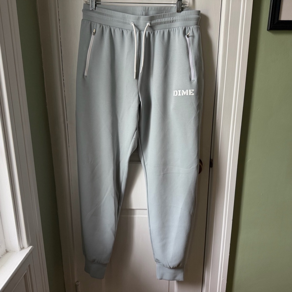 DIME Light Blue Jogger Athletic Pant Sweatpants Men’s Size Large